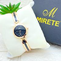 Gambar MIRETE Jam Tangan Wanita Fashion Analog Watches Rantai Keramik For Women Bisa Cod Mewah Dan Elegan Santai Bisnis - Roseblack, dus dan buble dari Dumai.store undefined 5 Tokopedia