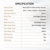Gambar MOVA K20 Pro Powerful Wet and Dry Vacuum FREE MOVA Turbo High Speed Hair Dryer - K20 PRO Black and White dari Mova Indonesia Store undefined 3 Tokopedia
