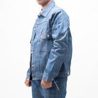 Gambar EARTHY GENOVA - SLUBBYCLAW Type II Jacket Red Line Selvedge Unsanforized Denim - S dari Earthy Genova Denim undefined 2 Tokopedia