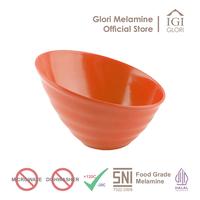Gambar Melamine - GLORI - P4770 Mangkok Miring 7" - Ramen/Bakso/Udon/Mie Ayam - Putih dari Glori Melamine undefined 3 Tokopedia