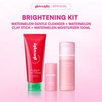 Gambar Glowsophy Bundle 3in1 Brightening Set Watermelon Clay Stick + Watermelon Gentle Cleanser + Watermelon Moisturizer 100ml dari Glowsophy undefined 1 Tokopedia