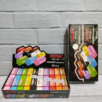 Gambar 1 kotak isi 40 pcs penghapus  mini warna warni jayko ER- 110 penghapus Pensil Stationery - 40 pcs dari MK-UNCU STORE undefined 2 Tokopedia