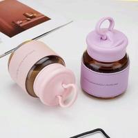 Gambar B(B182) BOTOL MINI PHONE HOLDER CHUBBY CUP 300 ML+ BOX Kaca Bottles Kitchenware Water - B182 - TOSCA +BOX dari Jago Nya Accesoris undefined 2 Tokopedia