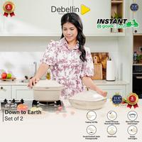 Gambar Debellin X YDC Down To Earth - Deep Fry Pan  26cm & Casserole 24cm - Panci Anti Lengket Premium - Panci Granite - Casserole 24 dari Debellin Premium Cookware undefined 1 Tokopedia