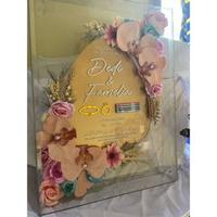 Gambar mahar box akrilik elegant free request warna tema dan bunga, mahar murah, mahar akrilik mewah mahar estetic dari Caramelllabel undefined 4 Tokopedia