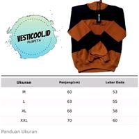 Gambar Jaket Hoodie Pria/Wanita Bahan Fleece Trend 2025 Sweater Oversize Distro Panjang - Hitam lemon / hitam lemon, L dari VESTICOOL.ID undefined 2 Tokopedia