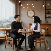 Gambar Galeri Batik Ardev - Couple Sarimbit Rok & Kemeja Slim Fit Warna Hitam Bahan Katun Motif Asoka Baju Panjang Pasangan Wanita - Rok Batik, M dari Galeri Batik Ardev undefined 3 Tokopedia