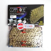 Gambar Rantai Rante Universal Untuk Semua Jenis Motor Ukuran 415H X 130 140 | 428H X 128 130 36 140 142 Merk Corazone GOLD - 428HX130 dari Toko Anta Online undefined 5 Tokopedia