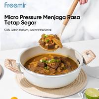 Gambar [Kokopanci] [PO 25 Okt] NEW LAUNCH freemir 24cm Double Handle Pressure Cooker Beige Panci Presto 24 cm Kitchenware dari freemir Indonesia Store undefined 3 Tokopedia