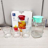 Gambar Pitcher Set 4 in 1 / Gelas Teko Kado isi 4 Bahan Kaca Murah / Pitcher Set 4 in 1 Import Sudah Termasuk Gelas | Teko Kaca Set | Set Peralatan Saji MInuman Teh Kopi - 4 gelas Betta dari ANANTA PUTRI PRAKUSYA undefined 2 Tokopedia