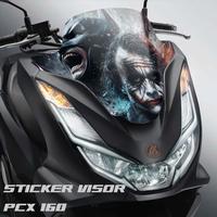 Gambar Stiker Visor Windshield Motor Honda PCX 160 2021 2022 2023 - JOKER 1 dari Apha Sticker Art undefined 4 Tokopedia