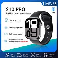 Gambar TIMEVER S10PRO smartwatch Layar AOD smartwatch I jam tangan pintar | NFC watch | jam tanganmiliter | ketinggian/tekanan udara dan kompas dari Timever undefined 1 Tokopedia