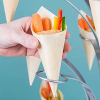 Gambar 100Pcs Dessert Cones Shape Bag Disposable French Fries Box Waterproof And Anti-Oil Food Grade Kraft Paper Box Fried Food Package dari AGEN GROSIRR POTATOS61831 undefined 2 Tokopedia