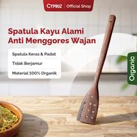 Gambar Cypruz Sutil Kotak Lubang Kayu Sonokeling / Slotted Turner AM-0632 dari Cypruz Kitchenware undefined 1 Tokopedia
