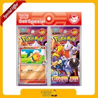 Gambar Kartu Pokemon TCG Indonesia - Kehadiran Juara Rocket Set Spesial Indomaret sv10s - Cyndaquil Lapras Gible Tim Roket - Cyndaquil dari Menta Toys undefined 2 Tokopedia