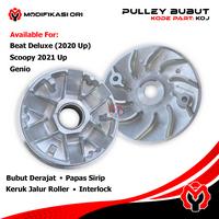 Gambar Beat - Scoopy Pulley Bubut Custom Kirian CVT Racing Ori BUBUT CVT KIRIAN RACING DERAJAT BUBUT PULLEY - Scoopy Fi NoESP dari Modifikasi Ori undefined 4 Tokopedia