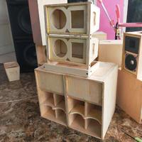 Gambar Paket box Speaker Double Subpali 6 inch + aray 4 inch 2 box ketebalan 9 mili line sound miniatur dari LA Sound miniatur undefined 3 Tokopedia
