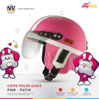 Gambar Helm Anak Bayi Balita Lucu Viral 1 - 5 Tahun SNI Polos Garis Warna Pink Putih Free Kaca dari NVGALLERY undefined 1 Tokopedia