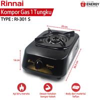 Gambar RINNAI RI-301S SUN BURNER Kompor Satu Tungku + Selang Regulator Caisar - kompor dari Victory Store undefined 3 Tokopedia