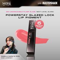 Gambar MAKE OVER Powerstay Glazed Lock Lip Pigment - Lip Gloss Tahan Lama 24 Jam, Transferproof & Ringan, 6 Warna Baru Muted, Lip Cream Plump Glaze - D09 Skye Glaze dari blivbeautystore undefined 3 Tokopedia