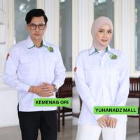 Gambar Baju KEMENAG PUTIH Lengan PANJANG / Baju Putih pppk / Seragam putih asn dan pns pria dan wanita S-XXXL - Pria Non Bordir Nama, S dari ISTANA SERAGAM INDONESIA undefined 3 Tokopedia