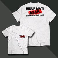 Gambar BAJU KAOS SABLON SEMETON BALI hidup mati asah  |KUALITAS PREMIUM | BAJU BALI BERCERITA | BISA COD - hitam pendek, m dari Baju RAOS BALI undefined 2 Tokopedia