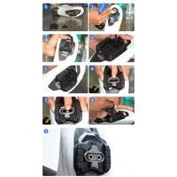 Gambar Bike Shoe Clips Pedals Converter Replacement Adapter Exercise Bike Accessories Use Regular Shoes And Sneakers Convert Dual dari Piscina undefined 2 Tokopedia