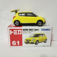 Gambar Tomica reguler No 61 Suzuki Swift sport diecast mobil tomy biru bahan besi murah dari PT Global Unggul undefined 1 Tokopedia