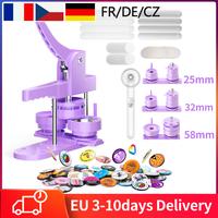 Gambar 3 in 1 Button Badge Maker Machine with 25/32/58mm mold DIY Badge Pin Maker Machine Kit with 300pcs Badge Parts/Pic/Circle Cutter dari ZERAT putrajayya TERRBAERRRU undefined 1 Tokopedia