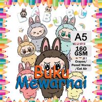 Gambar Buku Mewarnai Anak Labubu, Isi 20 Gambar Kertas Lembar, Kertas Tebal BC 160gsm, Cocok untuk Anak-anak - Belajar, Books dari DuniaImaginari undefined 1 Tokopedia