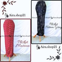 Gambar Rok Plisket Premium Batik dan Jumputan Outfit Kondangan - Plisket jump hitam dari Aira.shop21 undefined 3 Tokopedia