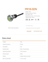 Gambar Sensor Proximity Autonics PR18-5DN Kabel 3-Wire DC 12-24VDC - M18 - Jarak Deteksi 5mm dari GOPOWER undefined 3 Tokopedia