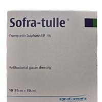 Gambar Sanofi Aventis Sofra-tulle Framycetin Sulphate B.P. 1% Antibakteri Gauze Dressing 10pcs 10cm x 10cm Ed 12-2029 dari yusuf pranata06 undefined 1 Tokopedia