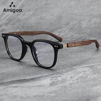 Gambar Amigoa Kacamata Premium Retro Sastra Anti Sinar Biru Desain Kaki Kayu Elegan Kacamata Pelindung Kacamata Bingkai Persegi Pria Dan Wanita - A-03 dari diandra stor undefined 2 Tokopedia