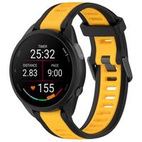 Gambar Strap Tali Jam For Garmin Forerunner 165 / 165 Music FR 165 - Model Run Dual Tone Rubber Silicone 20MM - Black Grey dari JakeyOnlineShop undefined 5 Tokopedia