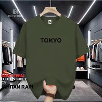 Gambar DN STORE Baju Kaos lengan pendek TOKYO black preium cootun 20s pria wanita - ABU MUDA, S dari GNC STORE 99 undefined 3 Tokopedia