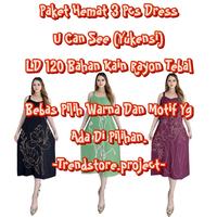 Gambar Paket Hemat 3 Pcs Dress U Can See (Yukensi) Wanita Dewasa LD120 PB115 Daster Kekinian Daster Wanita Baju Tidur daster remaja - Paket Hemat 3 pcs Motif Panda, ALL SIZE dari Trendstore.project undefined 3 Tokopedia
