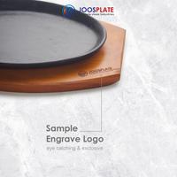 Gambar Hot Plate Steak Oval Polos Besar Cast Iron 26cm dari Joos Plate undefined 5 Tokopedia
