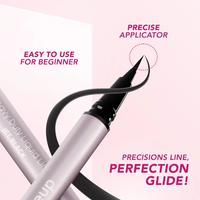 Gambar SEA MAKEUP Eyeliner Cair Berat Tugas 0.5ml - Jet Black Tahan Air & Tidak Luntur dengan Ujung Presisi dari sanumkosmetik undefined 4 Tokopedia