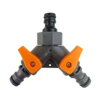 Gambar 1/2 3/4 Thread 2-way Tap Hose Water Splitter Garden Tap Y Splitter Watering Fittings Adjustable Switch Joints dari Nash Nex undefined 1 Tokopedia