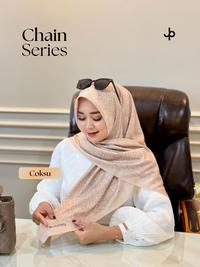 Gambar Hijab Journey Motif Promo Chain S8eries By Journey Scarves - Muslim Square - silver dari MZ STORE 1 undefined 5 Tokopedia
