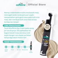 Gambar 15mL A healing eye cream for tired, sleep-deprived eyes — anti-wrinkle, brightening, hydrating, and repairing. Formulated with natural ingredients like White Water Lily, Vitamin E, and Hyaluronic Acid. dari mCaffeine Indonesia undefined 5 Tokopedia