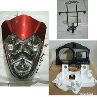 Gambar BATOK HEADLAMP SATRIA FU OLD LAMA FULL SET CKD CBU MIKA KEPALA F150 F Lampu depan Motorcycle Reflektor - BATOK FULL SET dari Racing864 undefined 5 Tokopedia