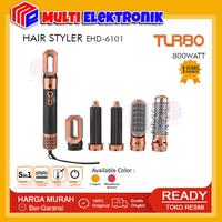 Gambar Turbo Clover Multi Hair Styler Set 5 in 1 EHD6101 Straightening & Curling Hair - copper gold dari Toko Multi Elektronik undefined 5 Tokopedia