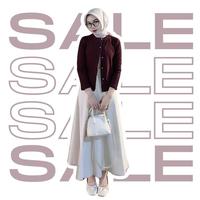 Gambar Irene Outfit Set Wanita Hijab ( Bawahan Rok A-Line Payung + Atasan Cardigan Kancing + Bella Square ) Setelan Ramadhan | One Set Hangout | Ootd Lebaran | Bukber Ideas Casual Muslim Nyaman Panjang Santai dari Boiyy Store undefined 2 Tokopedia