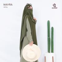 Gambar Alfajar - Pasmina Bandana (Pashban) Instan MAYRA Bahan Yoris Premium / Free cadar tali - Army, Standar dari Alfajar Griya Muslim undefined 5 Tokopedia