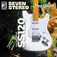 Gambar Scorpion SS120 Stratocaster Electric Guitar - White dari Seven Stereo undefined 4 Tokopedia