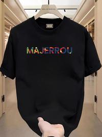 Gambar MAJERROU Pria Distro T-shirt Kaos Pria Lengan Pendek Katun Adem Baju Combed Santai Distro Oblong CH2404 Polos Keren Surfing Dewasa - PUTIH, L (TB 170-175cm BB 70-77.5kg) dari MAJERROU OFFICAL undefined 3 Tokopedia