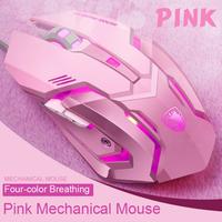 Gambar Gaming Mouse Pink Led Wireless 1600 DPI/ Mouse Gaming Pink Led Murah Wireless Three Gear Optical Bluetooth/ MOUSE WIRELESS PINK LED 2.4Ghz/ Mouse Bluetooth Gaming LED 1600 DPI/ Mouse Gaming Pink LED USB dari Tacio Store undefined 3 Tokopedia