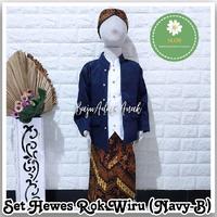 Gambar BAJU BESKAP ADAT JAWA TENGAH | BAJU BESKAP JOGJA | BAJU TRADISIONAL JAWA | BESKAP JAWA BESKAP JOGJA - hitam + rok wiru A, L dari Baju Adat Anak undefined 2 Tokopedia